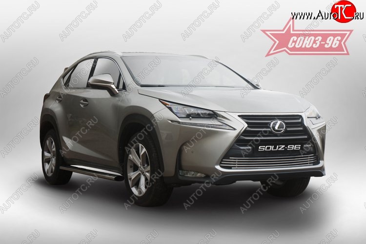 10 499 р. Декоративный элемент воздухозаборника Souz-96 (d10) Lexus NX200T Z10 (2014-2017)  с доставкой в г. Москва