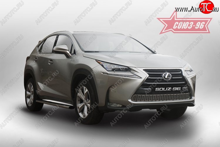 8 249 р. Декоративный элемент воздухозаборника Souz-96 V2 Lexus NX200T Z10 (2014-2017)  с доставкой в г. Москва