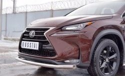 15 999 р. Защита переднего бампера (Ø63 мм, нержавейка) SLITKOFF  Lexus NX200  Z10 (2014-2017) дорестайлинг  с доставкой в г. Москва. Увеличить фотографию 4