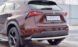 17 999 р. Защита заднего бампера (Ø63 мм, нержавейка) SLITKOFF Lexus NX200 Z10 дорестайлинг (2014-2017)  с доставкой в г. Москва. Увеличить фотографию 4