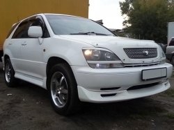 7 299 р. Накладка на передний бампер HARRIER RX Lexus RX300 XU10 дорестайлинг (1995-2001) (Неокрашенная)  с доставкой в г. Москва. Увеличить фотографию 2