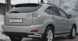 19 949 р. Защита порогов из круглой трубы диаметром 63 мм Russtal Lexus RX300 XU30 дорестайлинг (2003-2006)  с доставкой в г. Москва. Увеличить фотографию 2