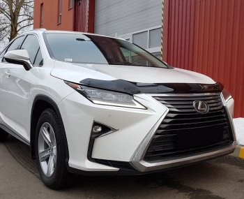 Дефлектор капота SIM Lexus RX350 AL20 дорестайлинг (2015-2019)