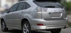 7 199 р. Накладка на задний бампер СТ v1 Lexus RX350 AL10 дорестайлинг (2008-2012) (Неокрашенная)  с доставкой в г. Москва. Увеличить фотографию 2