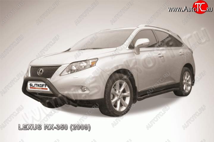 28 999 р. Кенгурятник d76 низкий мини Lexus RX350 AL10 дорестайлинг (2008-2012) (Цвет: серебристый)  с доставкой в г. Москва