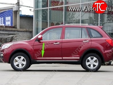 6 899 р. Молдинги CT Lifan X60 1-ый рестайлинг (2015-2016) (Неокрашенные)  с доставкой в г. Москва