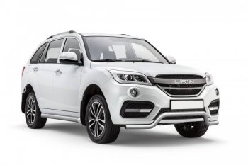 Защита переднего бампера Petroil Tuning (d63, волна) Lifan (Лифан) X60 (Х60) (2016-2025) 2-ой рестайлинг ()