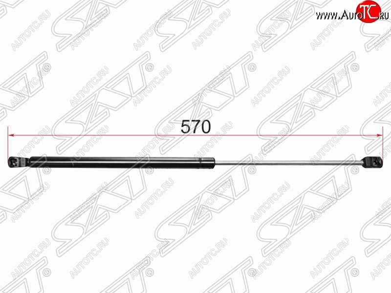 599 р. Газовый упор крышки багажника SAT  Mazda 3/Axela  BK (2003-2009) дорестайлинг, хэтчбэк, рестайлинг, хэтчбэк  с доставкой в г. Москва