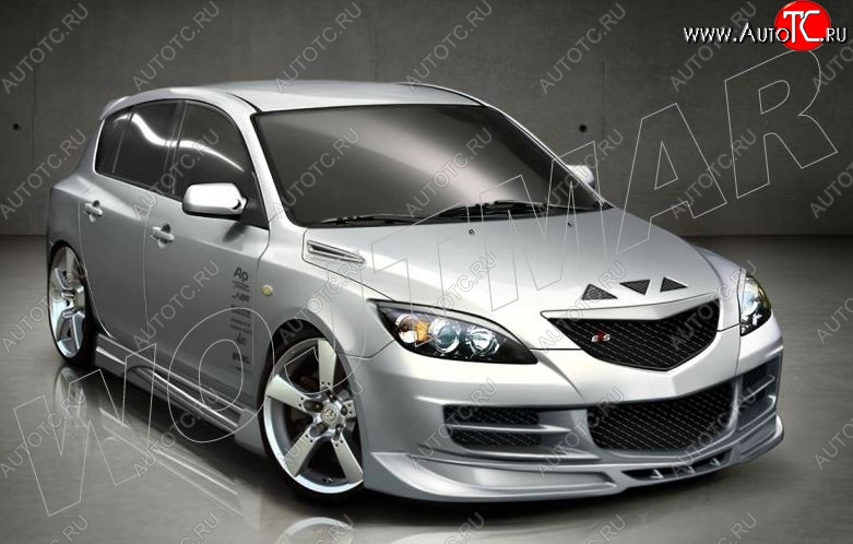 12 999 р. Пороги накладки CSR  Mazda 3/Axela  BK (2003-2009) дорестайлинг, хэтчбэк, рестайлинг, хэтчбэк  с доставкой в г. Москва