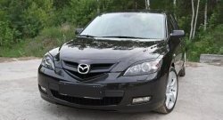 799 р. Реснички на фары RA V2 Mazda 3/Axela BK дорестайлинг, хэтчбэк (2003-2006) (Неокрашенные)  с доставкой в г. Москва. Увеличить фотографию 2