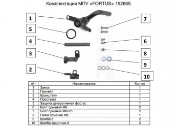 10 999 р. Замок КПП FORTUS (AT+)  Mazda 3/Axela  BM - 6  GJ  с доставкой в г. Москва. Увеличить фотографию 3