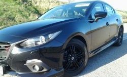 3 889 р. Клыки на передний бампер Style Mazda 3/Axela BM дорестайлинг седан (2013-2016) (Неокрашенные)  с доставкой в г. Москва. Увеличить фотографию 4