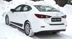 979 р. Реснички на фонари RA Mazda 3/Axela BM дорестайлинг седан (2013-2016) (Неокрашенные)  с доставкой в г. Москва. Увеличить фотографию 7