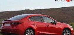 1 699 р. Лип спойлер M-VRS Mazda 3/Axela BM дорестайлинг седан (2013-2016) (Неокрашенный)  с доставкой в г. Москва. Увеличить фотографию 4