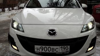 1 859 р. Реснички на фары MV-Tuning  Mazda 3/Axela  BL (2009-2013) дорестайлинг седан, дорестайлинг, хэтчбэк 5 дв., рестайлинг седан, рестайлинг, хэтчбэк (Неокрашенные)  с доставкой в г. Москва. Увеличить фотографию 5