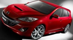 4 899 р. Пороги накладки KNIGHT SPORTS Mazda 3/Axela BL дорестайлинг, хэтчбэк 5 дв. (2009-2011) (Неокрашенные)  с доставкой в г. Москва. Увеличить фотографию 2