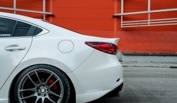 29 899 р. Крышка багажника Tuning-Sport v1 Mazda 6 GJ 1-ый рестайлинг седан (2015-2018) (Неокрашенная)  с доставкой в г. Москва. Увеличить фотографию 3