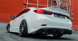 29 899 р. Крышка багажника Tuning-Sport v1 Mazda 6 GJ 1-ый рестайлинг седан (2015-2018) (Неокрашенная)  с доставкой в г. Москва. Увеличить фотографию 7