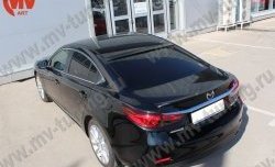 4 299 р. Козырёк на заднее стекло Sport Mazda 6 GJ дорестайлинг седан (2012-2015) (Неокрашенный)  с доставкой в г. Москва. Увеличить фотографию 6