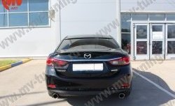 4 299 р. Козырёк на заднее стекло Sport Mazda 6 GJ дорестайлинг седан (2012-2015) (Неокрашенный)  с доставкой в г. Москва. Увеличить фотографию 8