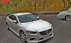 11 399 р. Пороги накладки SkyActivSport Mazda 6 GJ дорестайлинг седан (2012-2015) (Неокрашенные)  с доставкой в г. Москва. Увеличить фотографию 2