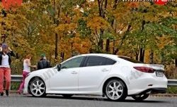 Пороги накладки SkyActivSport Mazda 6 GJ дорестайлинг седан (2012-2015)