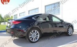 5 199 р. Лип спойлер Boomer Design Mazda 6 GJ дорестайлинг седан (2012-2015) (Неокрашенный)  с доставкой в г. Москва. Увеличить фотографию 2