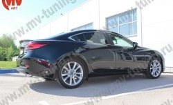 5 199 р. Лип спойлер Boomer Design Mazda 6 GJ дорестайлинг седан (2012-2015) (Неокрашенный)  с доставкой в г. Москва. Увеличить фотографию 7