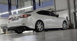 5 499 р. Накладки на задний бампер SkyActivSport Mazda 6 GJ дорестайлинг седан (2012-2015) (Неокрашенная)  с доставкой в г. Москва. Увеличить фотографию 6