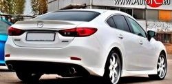 5 499 р. Накладки на задний бампер SkyActivSport Mazda 6 GJ дорестайлинг седан (2012-2015) (Неокрашенная)  с доставкой в г. Москва. Увеличить фотографию 3