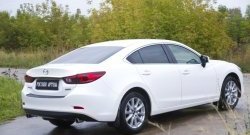 1 039 р. Накладка на задний бампер RA  Mazda 6  GJ (2012-2018) дорестайлинг седан, 1-ый рестайлинг седан  с доставкой в г. Москва. Увеличить фотографию 3