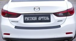 1 039 р. Накладка на задний бампер RA  Mazda 6  GJ (2012-2018) дорестайлинг седан, 1-ый рестайлинг седан  с доставкой в г. Москва. Увеличить фотографию 4