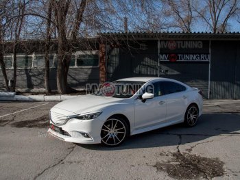 8 999 р. Решетка радиатора MV tuning  Mazda 6  GJ (2015-2018) 1 рестайлинг универсал, 1-ый рестайлинг седан (Неокрашенная)  с доставкой в г. Москва. Увеличить фотографию 3