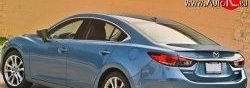 2 699 р. Лип спойлер M-VRS Mazda 6 GJ дорестайлинг седан (2012-2015) (Неокрашенный)  с доставкой в г. Москва. Увеличить фотографию 2