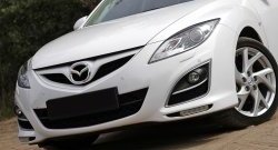 579 р. Реснички на фары RA Mazda 6 GH дорестайлинг седан (2007-2010) (Неокрашенные)  с доставкой в г. Москва. Увеличить фотографию 2