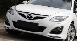 579 р. Реснички на фары RA Mazda 6 GH дорестайлинг седан (2007-2010) (Неокрашенные)  с доставкой в г. Москва. Увеличить фотографию 4