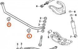 254 р. Полиуретановая втулка стабилизатора передней подвески Точка Опоры (24,5 мм) Mazda B-Series (1998-2007)  с доставкой в г. Москва. Увеличить фотографию 2