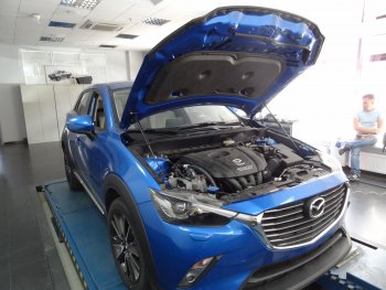 Упоры капота Russtal Mazda CX-3 DK рестайлинг (2018-2025)