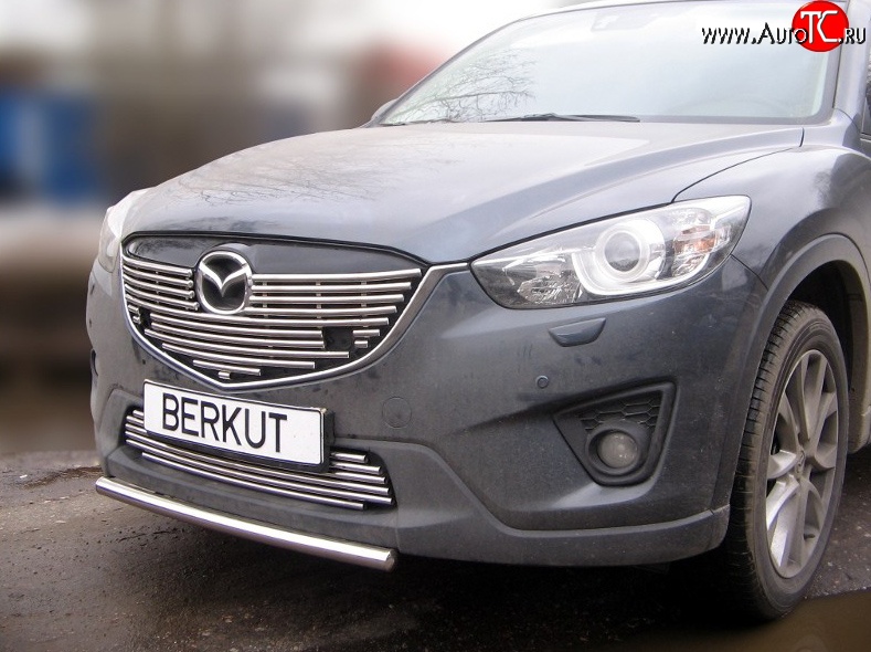 9 399 р. Декоративная вставка решетки радиатора Berkut Mazda CX-5 KE дорестайлинг (2011-2014)  с доставкой в г. Москва