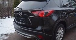 5 699 р. Лип спойлер CT Mazda CX-5 KE рестайлинг (2015-2017) (Неокрашенный)  с доставкой в г. Москва. Увеличить фотографию 6