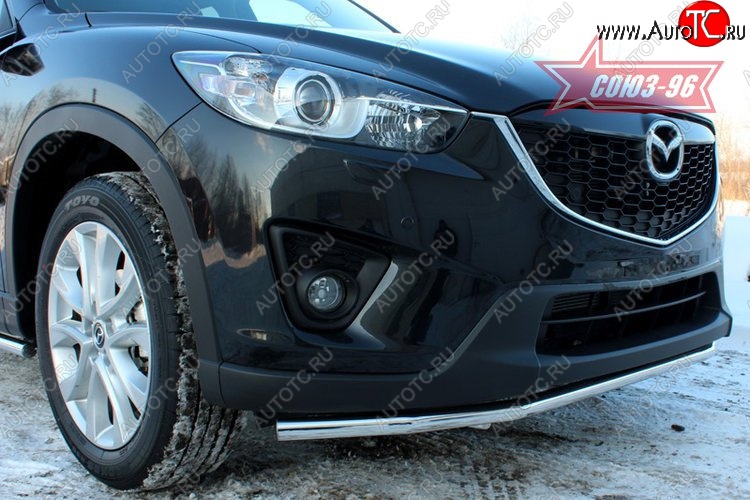 15 254 р. Защита переднего бампера одинарная Souz-96 (d42) Mazda CX-5 KE дорестайлинг (2011-2014)  с доставкой в г. Москва