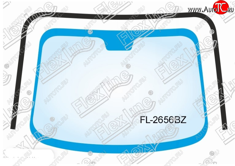 1 939 р. Молдинг лобового стекла FlexLine  Mazda CX-7  ER (2006-2012) дорестайлинг, рестайлинг  с доставкой в г. Москва