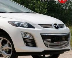 Декоративная вставка воздухозаборника Novline (d10 мм) Mazda CX-7 ER рестайлинг (2010-2012)