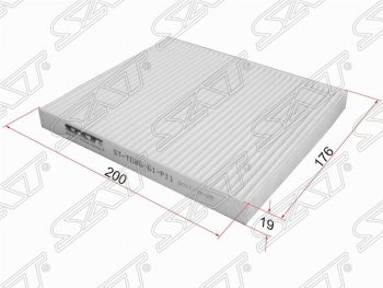 Фильтр салонный SAT (200х176х19 mm) Mazda (Мазда) CX-9 (ЦХ-9)  TB (2007-2012) TB дорестайлинг, 1-ый рестайлинг