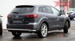 15 029 р. Защита заднего бампера рестайлинг Souz-96 (d60) Mazda CX-9 TB дорестайлинг (2007-2009)  с доставкой в г. Москва. Увеличить фотографию 2