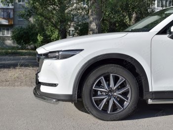 18 749 р. Одинарная защита переднего бампера SLITKOFF диаметром 63 мм Mazda CX-5 KF (2016-2024)  с доставкой в г. Москва. Увеличить фотографию 2