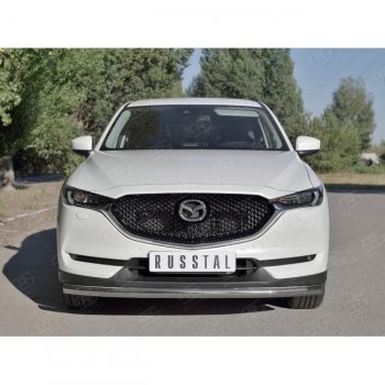 18 749 р. Одинарная защита переднего бампера SLITKOFF диаметром 63 мм Mazda CX-5 KF (2016-2024)  с доставкой в г. Москва. Увеличить фотографию 3