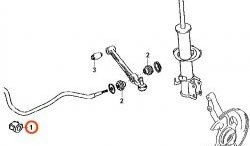 619 р. Полиуретановая втулка стабилизатора передней подвески Точка Опоры (24 мм) Mazda 2/Demio DW рестайлинг (1999-2002)  с доставкой в г. Москва. Увеличить фотографию 2