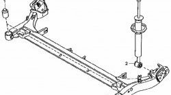 1 449 р. Полиуретановый сайлентблок балки задней подвески Точка Опоры Mazda 2/Demio DW дорестайлинг (1996-1999)  с доставкой в г. Москва. Увеличить фотографию 2