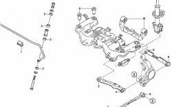 709 р. Полиуретановый сайлентблок нижних поперечных тяг задней подвески Mazda Premacy (1999-2004)  с доставкой в г. Москва. Увеличить фотографию 2